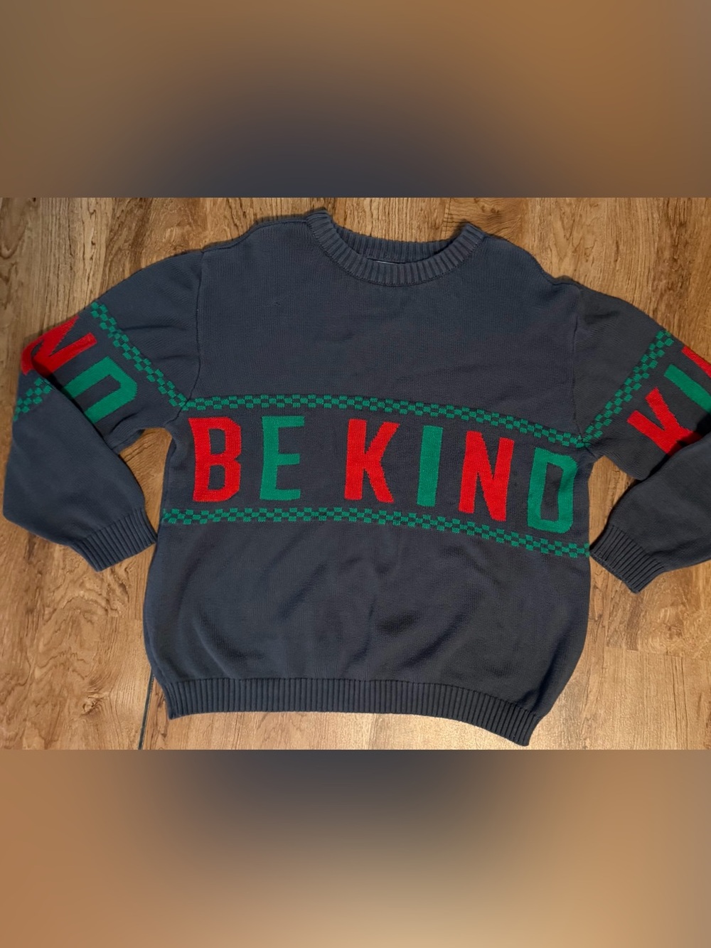 IML Ltd Ed Be Kind Sweater Gray Crewneck Men's 2XL